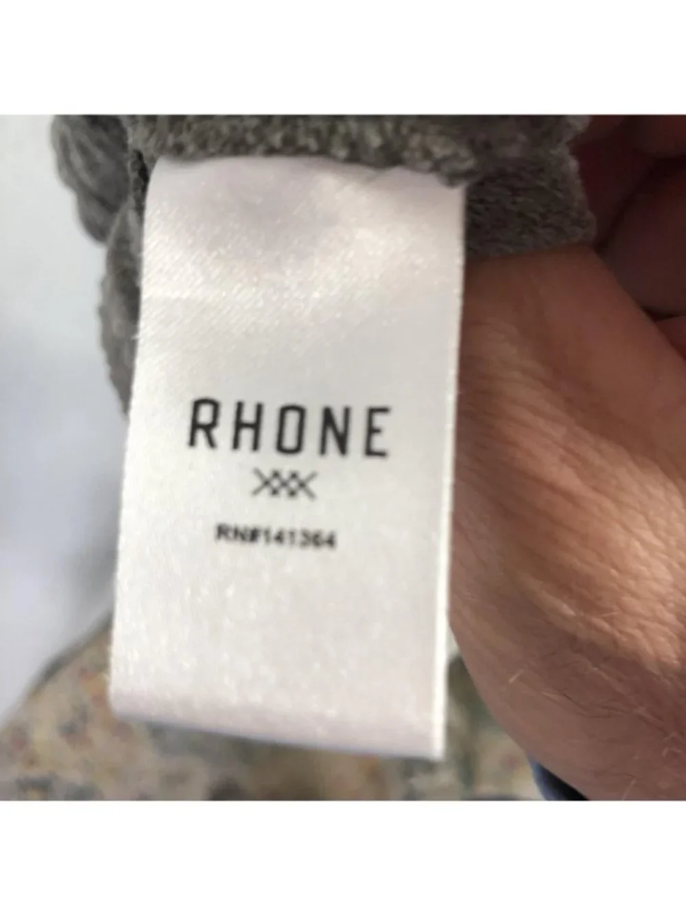 Rhone Jogger Sweatpants Mens Large Gray Knit Elastic Stretch Pockets 35x29